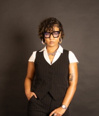 headshot of the author